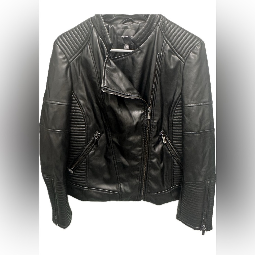 The Limited Faux Leather jacket PXL  Moto  BIKER Jacket